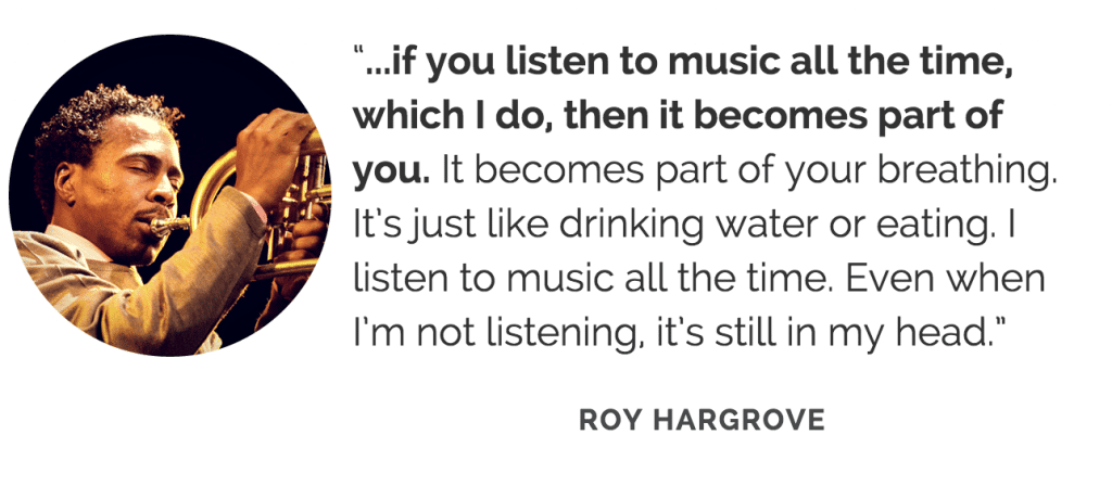 Roy Hargrove listening