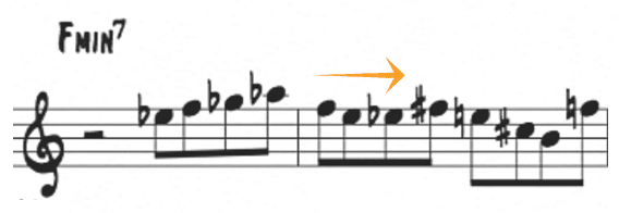 3 note chromatic pattern
